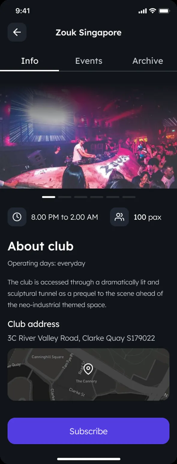Lit: venue.